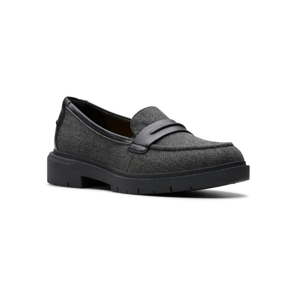 Clarks Shoes - Clarks‎ Womens Shoes Size 10W Black Tweed Combi Textile Collection Westlynn Bay